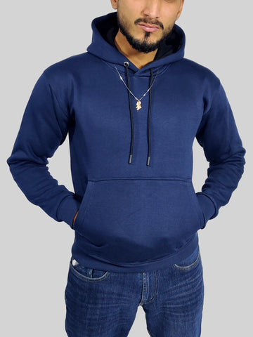 Navy Blue Classic Hoodie